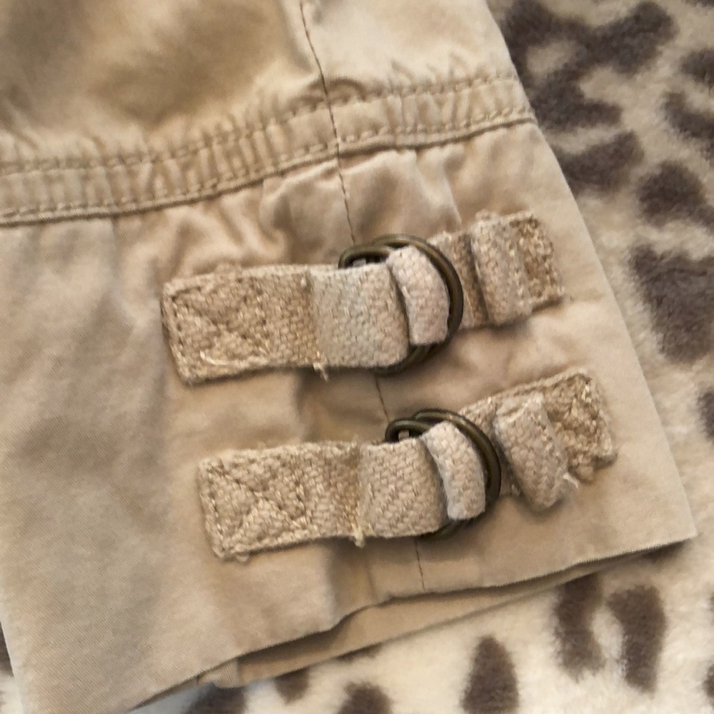 Old Navy Khaki Tan Crop Utility Pant 5 Pocket Size 2t - Picture 5 of 14